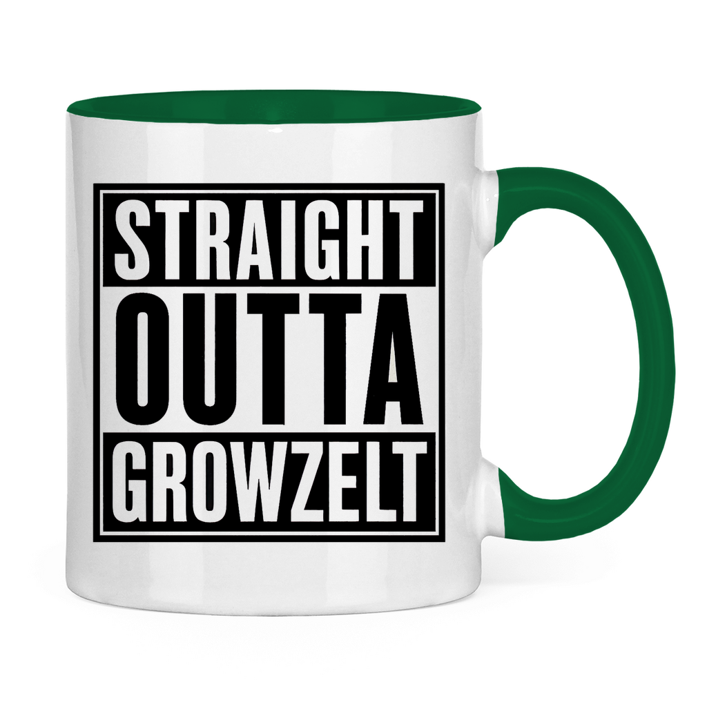 Straight Outta Growzelt Tasse