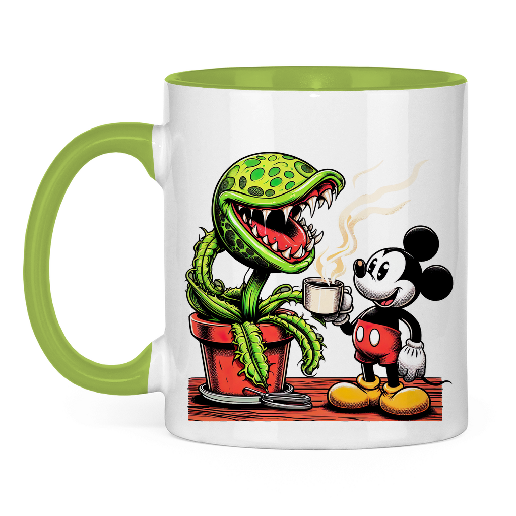 Mickey und die Karnivoren Tasse