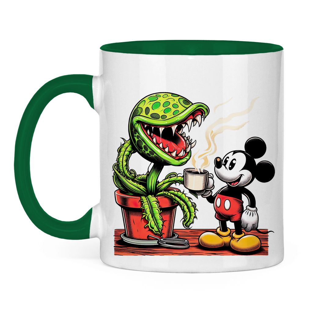 Mickey und die Karnivoren Tasse