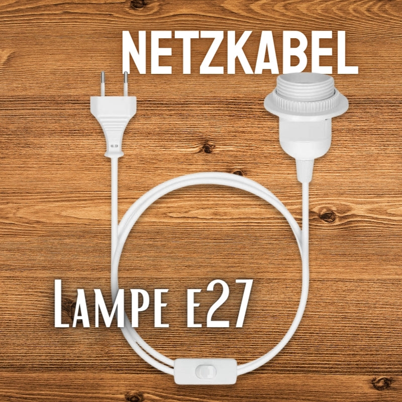 Lampen Netzkabel E27