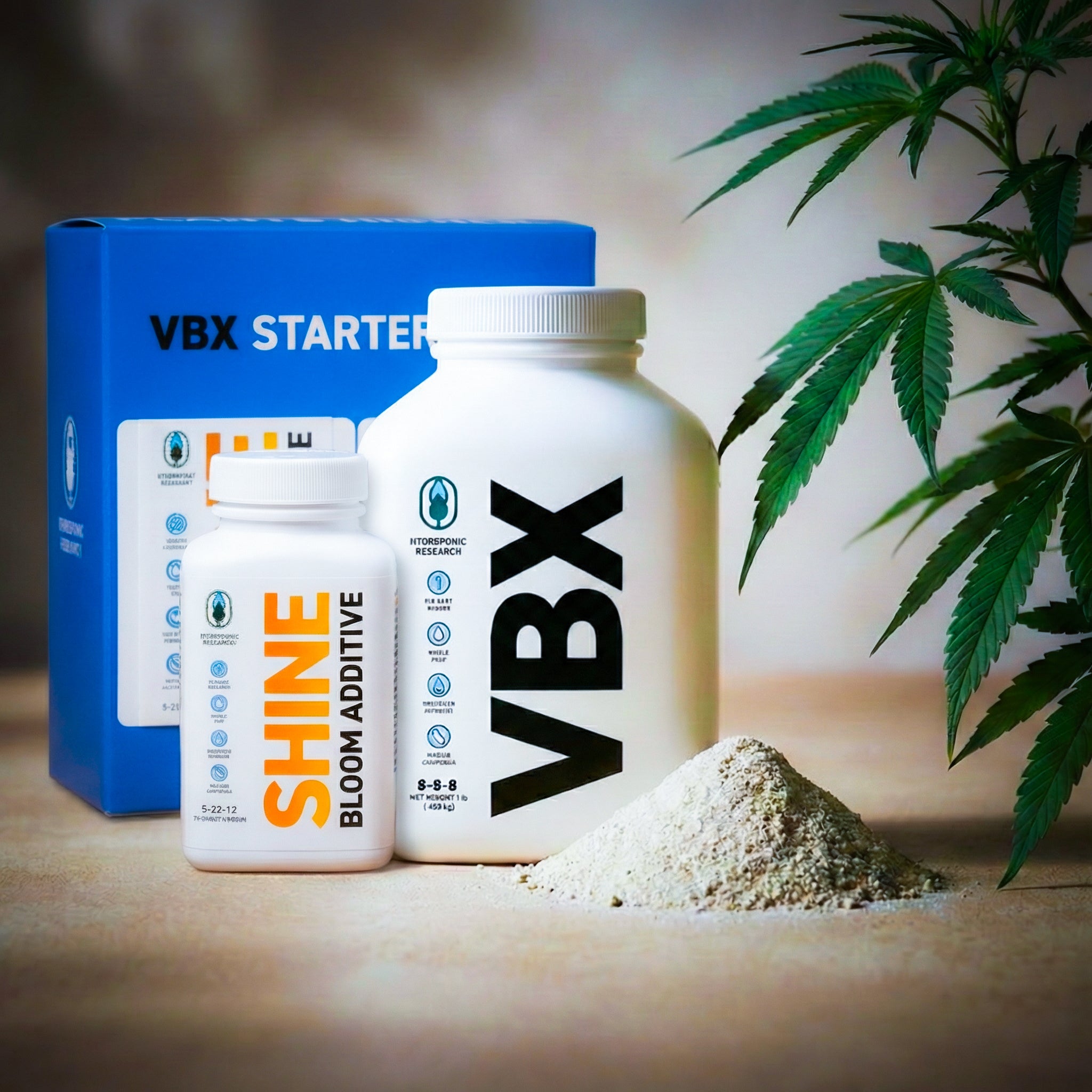 Premium Pulverdünger | VBX + SHINE für Erde & Hydro