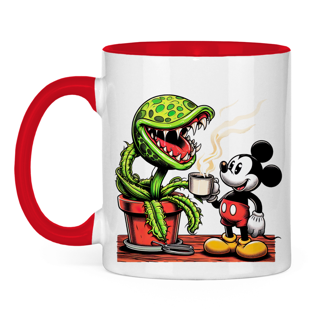 Mickey und die Karnivoren Tasse