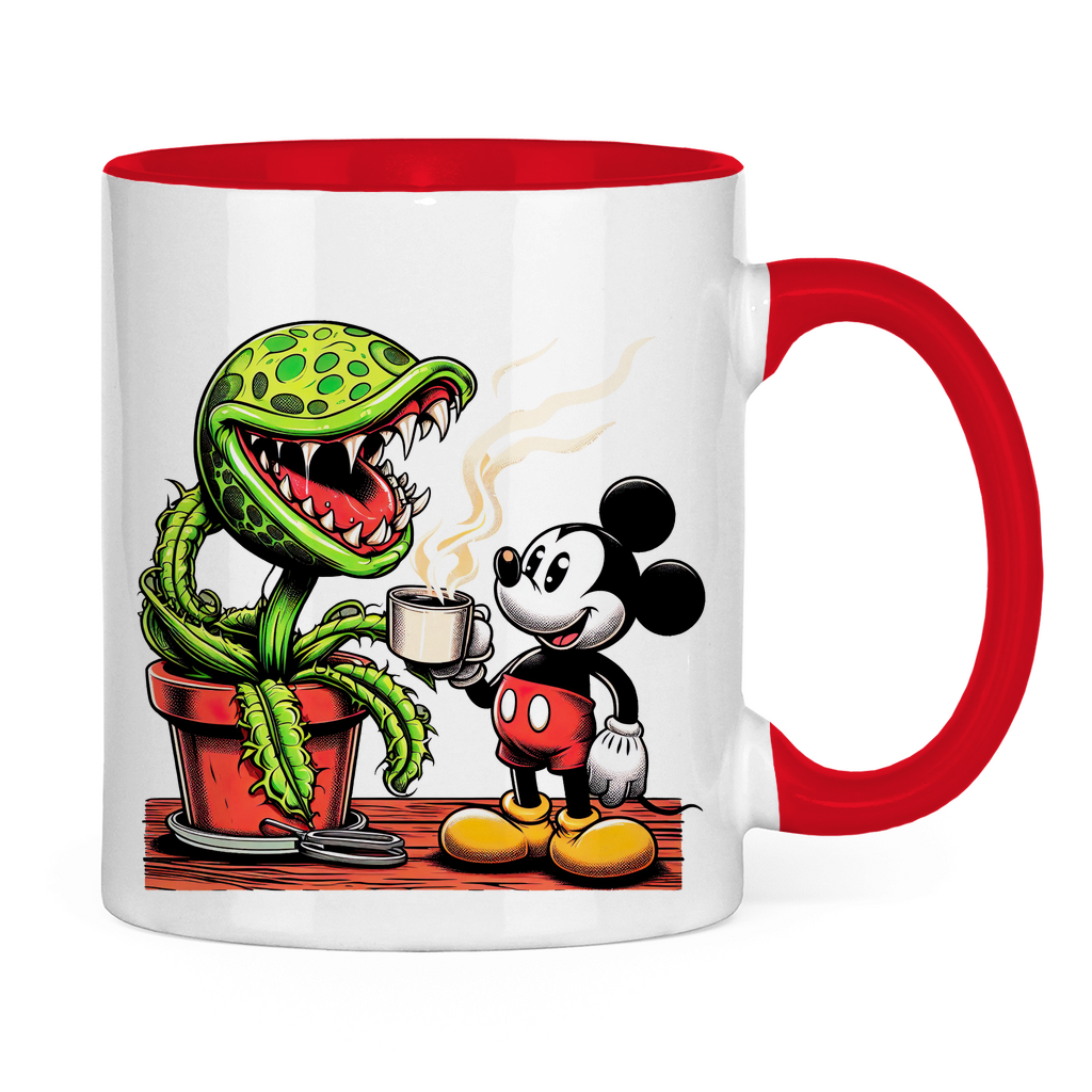 Mickey und die Karnivoren Tasse