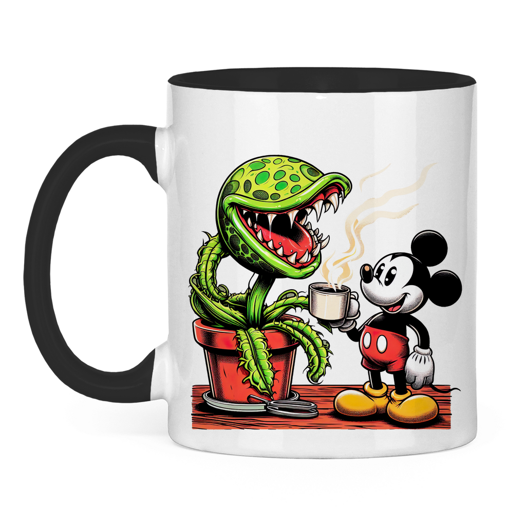 Mickey und die Karnivoren Tasse