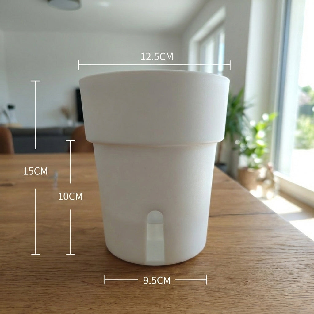 Selbstbewässerungstopf - Kristall Matt
