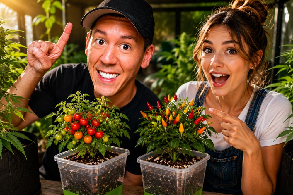 Zu wenig Platz? Zwergtomaten und Mini-Chili!