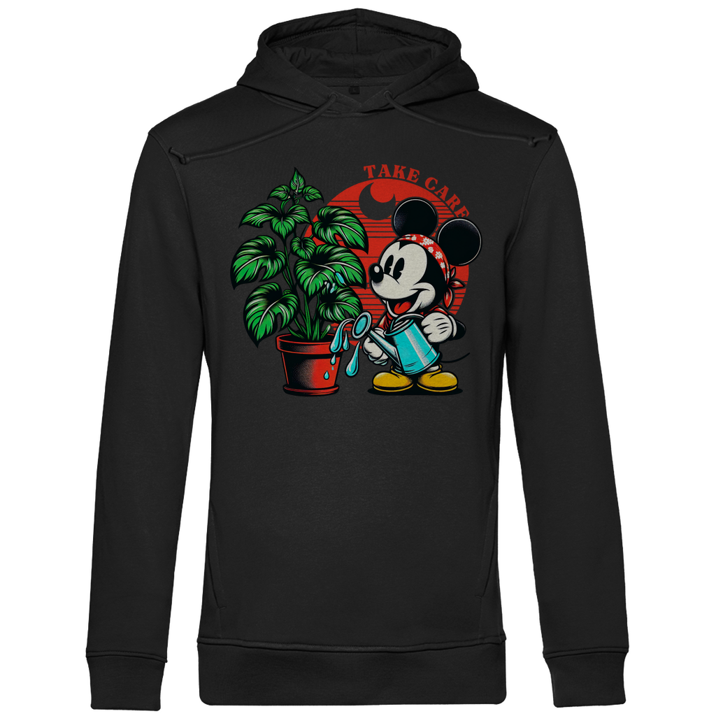 Take care Mickey Plant Hoodie