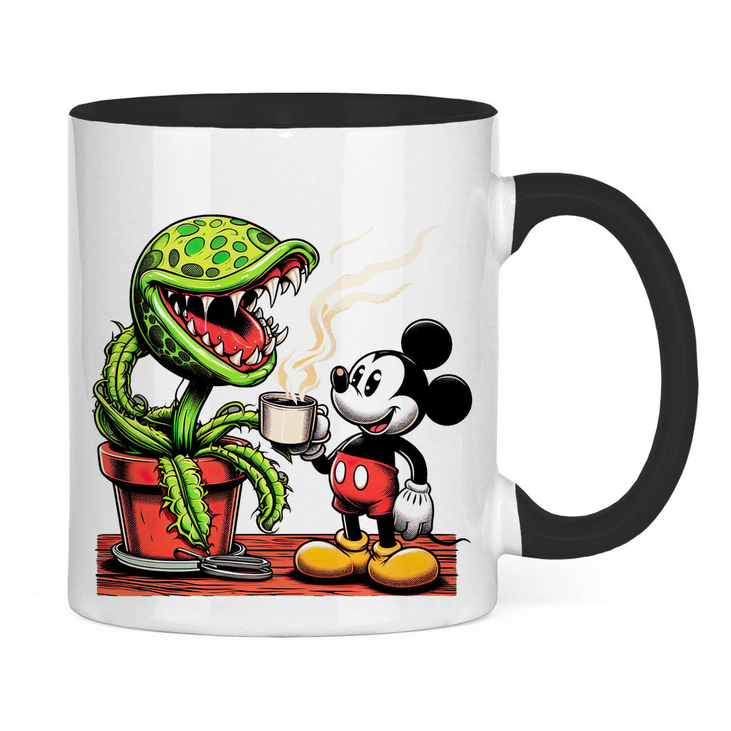 Mickey und die Karnivoren Tasse