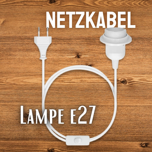 Lampen Netzkabel E27