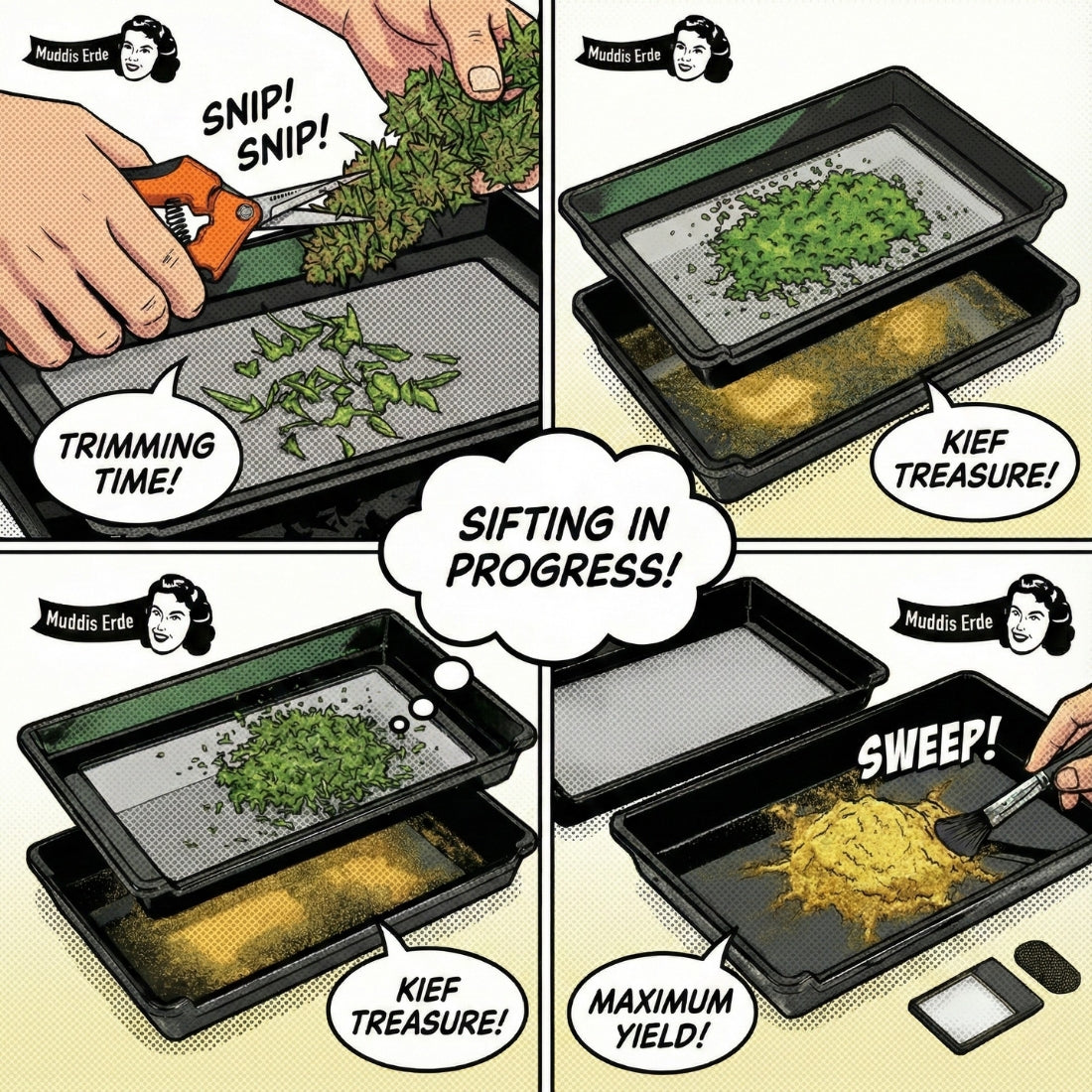 2-in-1 Trimmschale + Zubehör