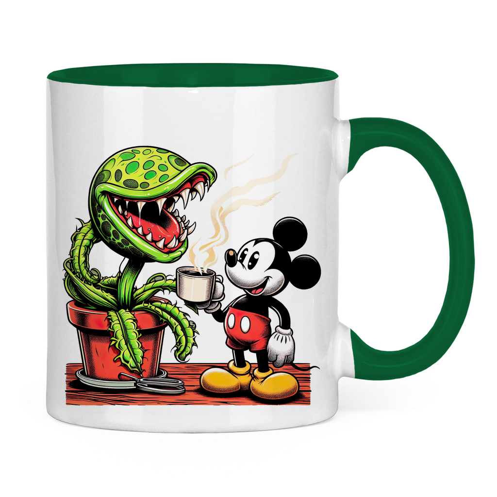 Mickey und die Karnivoren Tasse