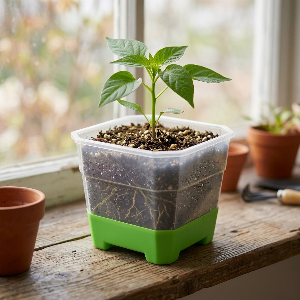 Anzuchttopf mit Pop-Out Boden